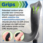 York Nordic Motivator Walking Poles for Balance and Rehab - Patented Stability Grips - Lightweight, Adjustable, and Collapsible - 2 Pieces Adjustable w/flip Locks - Heights 4'6" up to 6'2" - 230 lbs