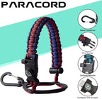 32OZ Insulated Water Bottle with Straw - Spout Lid, Sweat-Proof & BPA-Free Metal Reusable Water Bottles, Wide-Mouth Vacuum Insulated Bottle with Paracord Handle, Bottle Sleeve Bag & Protective Boot