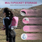 Running Hydration Vest Backpack, Lightweight Water Backpack with 1.6L Water Bladder Daypack for Women Men,Adjustable Running Vest Pack for Trail Running Hiking Cycling Race Marathon