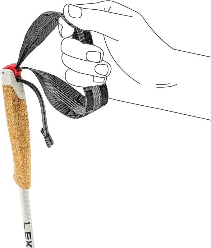 LEKI Neotrail Pro FX.One Superlite Carbon Collapsible Lightweight Trekking Poles for Hiking & Trail Running