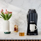 Flavia Aroma Brewer - Black, Makes Coffee, Lattes, Tea, and other Hot or Cold Beverages with Single-Serve Freshpacks, Multiple Brew Sizes