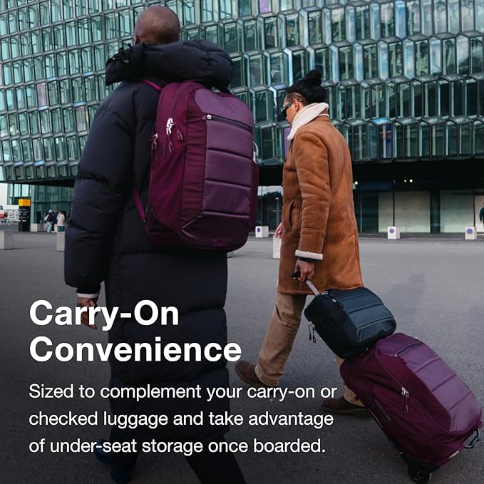 Osprey Ozone Laptop Backpack with Ventilated AirScape™ Backpanel - Lightweight Travel Backpack with 16” Laptop Sleeve - Carry-On Compatible Travel Bag for Men and Women, Moody Burgundy