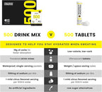 Precision Hydration Electrolyte Powder - No Artificial Ingredients, Multi Strength Hydration Packets - Individual Waterproof Servings - Gluten/Dairy Free, 10 Box (80 Packets, 500mg/L-Yellow)