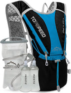 Hydration Pack Backpack，IX INOXTO Running Hydration Vest with 1.5L ( 50 oz) Water Bladder for Men Women，Lightweight Water Backpack for Hiking Cycling Climbing Camping (Black)