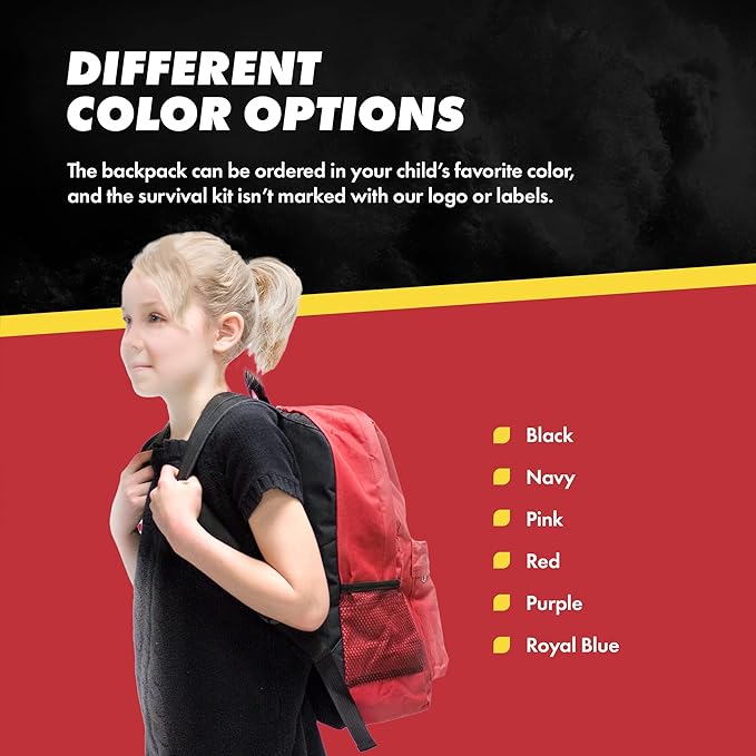 Emergency Zone - Keep-Me-Safe Children's Deluxe 72-Hr Emergency Survival Kit