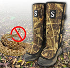 Snake Gaiters for Men & Women,Sturdy Snake Bite Proof Boots,Adjustable Snake Guards,Hiking Gaiters with Storage Pouch.