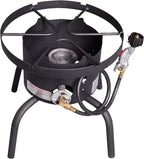 Camp Chef SHP-RL High Pressure Single Burner Cooker with Detachable legs and Round top, Black