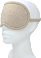 Jet&Bo 100% Pure Cashmere Eye Mask Undyed Natural Color in Gift Box
