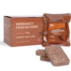 Emergency Food Bars - Chocolate Hardtack, Mre Meals Military 2025, Long Shelf Life, Emergency Meals Ration Bars, Emergency Supplies for Disaster Preparedness, 12 Count