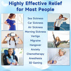 LYJEE Motion Sickness Bands for Adults and Kid Morning Sickness Relief Through Pressure Point Therapy Seasickness Wristband for Cruise Travel