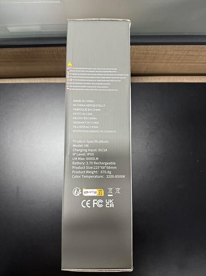 Camping Lights with Remote & Stand 6 Ft,14000 mAh Rechargeable Camping Lantern Tent Light, 6000 Lumen Magnetic Work Light,Portable Outdoor Light for Hiking,Camping,Emergency,Power Outages