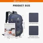 SKYSPER Small Hiking Daypack, 20L Lightweight Travel Backpacks Day Hike Pack with Waist Strap for Women Men