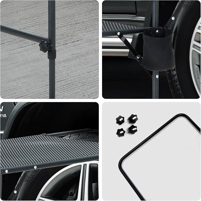 Nice C Tailgate Table, Car Desk, Tailgate Table, Car Camping, Camping Tables, Overlanding Gear, Vehicle Tables, Adjustable Height & Length, Lightweight