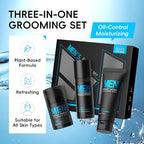 LAIKOU Men's Skin Care Set, Gifts for Men, Skincare Gift Set, Men Skincare with Facial Cream, Facial Cleanser, Facial Toner Father's Day Christmas Birthday Valentines for Him Dad Son Husband Boyfriend