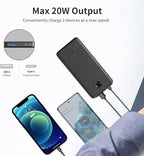 Portable Charger, Slim 10000mAh PD 20W Power Bank, USB C in&out High-Speed Charging Battery Pack, External Phone Powerbank Compatible with iPhone 16 15 14 13 12 Samsung S22 S21 Google iPad etc ect