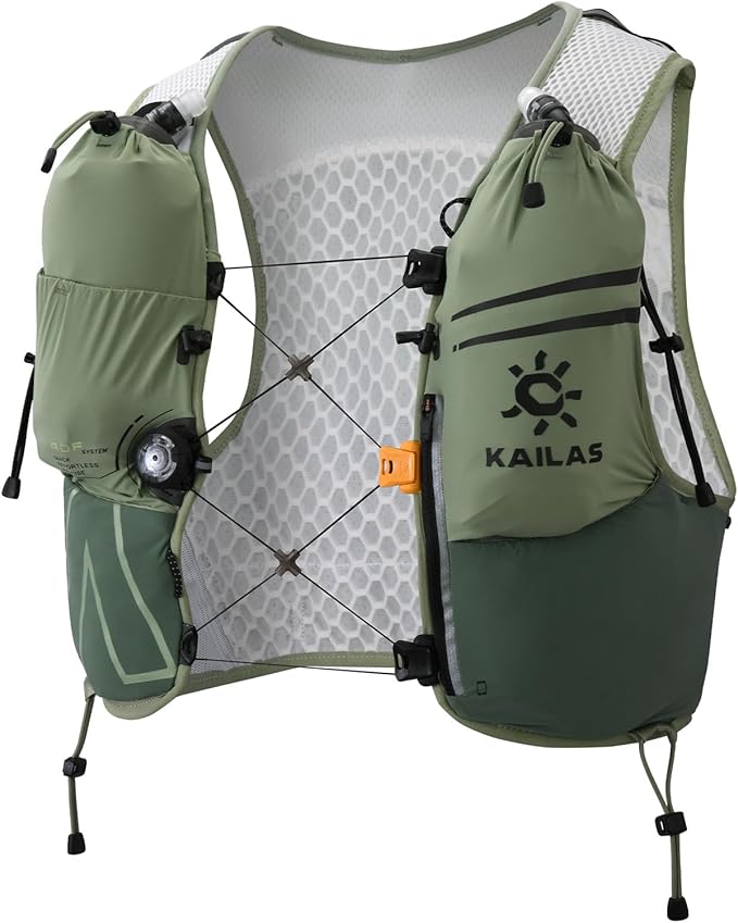 KAILAS FUGA AIR 8 Ⅳ Running Hydration Vest Hydration Pack Lightweight with Two TPU Water Bladders for Women Men Trail Cycling Hiking