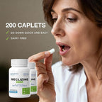 Puregen Labs Meclizine 12.5 mg Antiemetic 200 Caplets | Motion Sickness Relief - Prevent Nausea, Vomiting, and Dizziness | Dairy Free | Made in USA | Value Pack – 200 Caplets