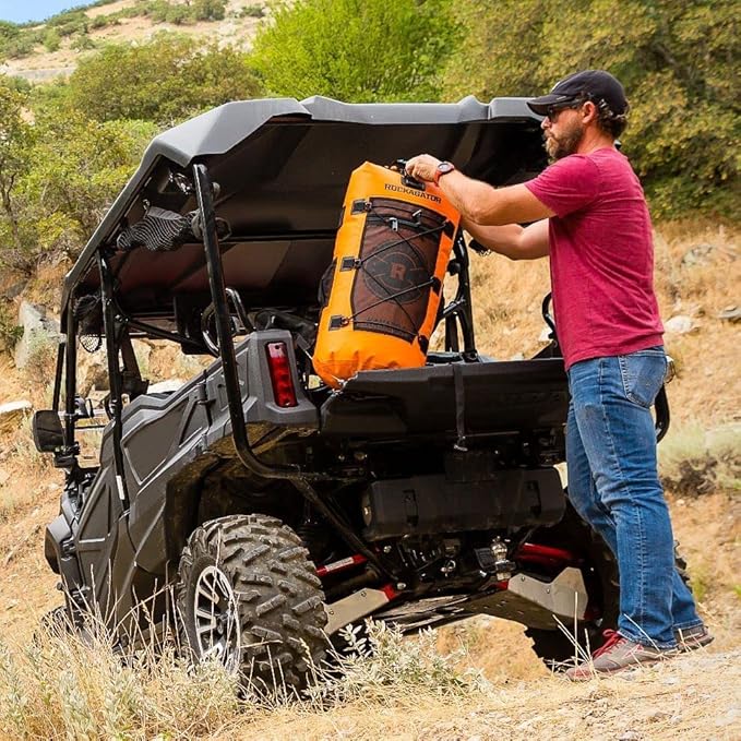 Kanarra 90L Waterproof Backpack for Camping, Hiking, Mountaineering, Backpacking, Hunting, Fishing, Canoeing, Outdoor Activities, The Wet Outdoors - Large Capacity, Roll Top Closure, Tan