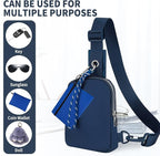 Waterproof Clear Bag for Stadium Events, Women's Crossbody Clear Sling Bag with Coin Wallet, Shoulder Bag for Daily Use