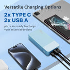 NOBIS Portable Charger, 20000mAh Power Bank, 35W Power Bank Fast Charging, Battery Pack with C to C Cable, Battery Bank with Digital Display for Phone Android etc