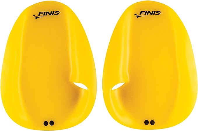 FINIS Agility Floating Swim Paddles - Strapless Design for Stroke Technique - Instant Feedback