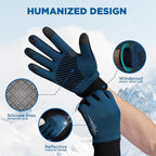 SIMARI Winter Gloves Women Men Ski Snow Gloves Liner Thermal Warm Touch Screen, Suit for Running, Cycling, Biking, Hiking, Driving, Walking, Typing, Freezer Work, Sports, Soccer, Shooting, Gaming 102