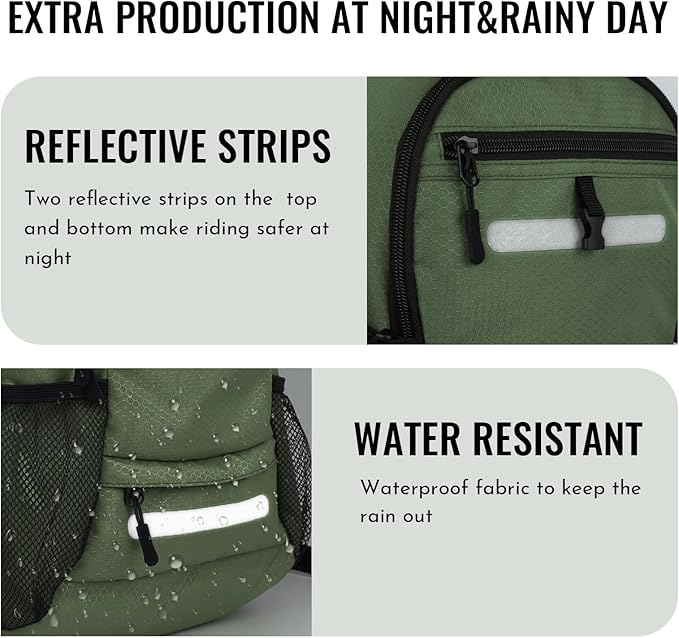 Zavothy 18L Multipurpose Hiking Backpack with 3L Water Bladder – Durable Hydration Backpack with Insulated Bladder Compartment, Hidden Helmet Holder & Rain Cover – for Hiking, Commuting, and Camping