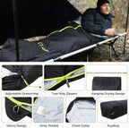 ATEPA Synthetic Mummy Sleeping Bag for Adults, Lightweight Cold Weather Compact Packable Waterproof Sleeping Bag with Compression Sack for Backpaking Hiking Camping