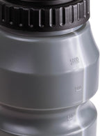 Cannon Sports 1 Liter Sports Water Bottle, BPA-Free, 34 Oz Capacity, Large Mouth, 2 lids (Straw and Squeeze), Great For Helmet Sports Such As Hockey, Lacrosse, Football, Boxing (Gray)