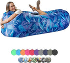 WEKAPO Inflatable Sun Lounger, Air Sofa, Hammock, Portable, Waterproof and Leak-Proof, Ideal for Backyard, Beach, Travel, Camping, Picnics and Music Festivals