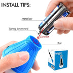 Tent Lamp Portable LED Tent Lights Blue 4 Packs Hook Hurricane Emergency Lights LED Camping Lights Bulb Camping Tent Lanterns Camping Equipment for Camping Hiking Backpacking Fishing Outage