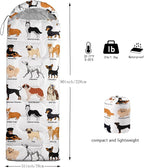 BSNTHO Camping Sleeping Bags,3 Season Warm & Cool Weather,Lightweight,Waterproof Sleeping Bags for Adults & Kids,Traveling,and Outdoors,Camping Gear Equipment