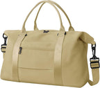 Travel Duffle Bag, Waterproof Weekender Bag Carry On Tote Bags for Women, Travel Essentials Sport Gym Bag for Men, Hospital Bag for Labor and Delivery, Overnight Bag Luggage Bag with Trolley Sleeve