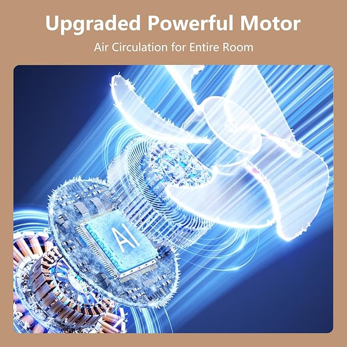 CIBAIL Small Desk Fan for Bedroom,10 Inches Portable Electric Table Air Circulation Fan,USB-C Rechargeable Powerful with 3 Speed 360° Adjustable Tilt for Whole Room,Best for Office Bedroom Kitchen