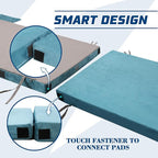 Foam Camping Mattress - Roll Up Sleeping Mat for Cot, Foam Sleeping Pad for Camping with Cover for Kids, Adults, Portable Camping Mat, Camping Pad for Bed, Car