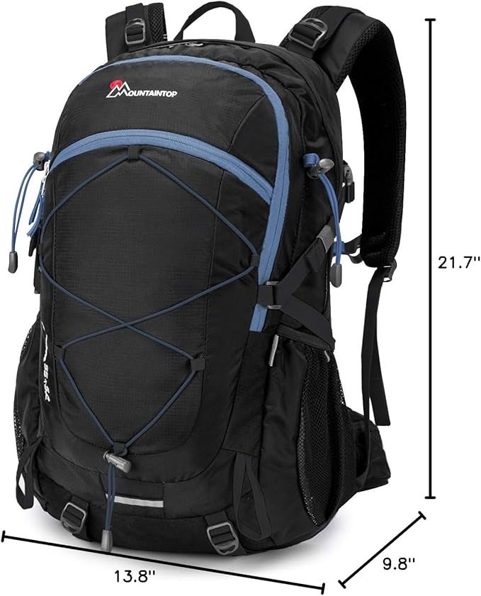 MOUNTAINTOP Hiking Backpack,Lightweight Travel Backpack for Men Women Outdoor Backpacking, Camping