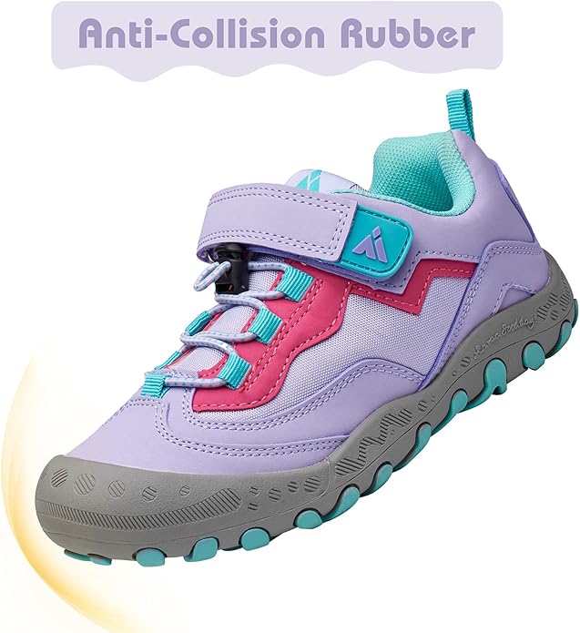 Mishansha Boy's Girl's Hiking Shoes Low Top Sneakers Outdoor Trekking Walking Climbing Running Shoes