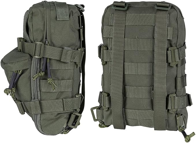 IDOGEAR Mini Tactical MOLLE Hydration Pack Water Reservoir Bag Outdoor Water Bladder Carrier Pack for Tactical Vest Backpack