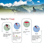 Camping Stool,Small Folding Chair,13.8" Lightweight Folding Stool Compact Backpacking Stool with Carry Bag