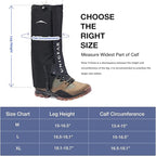 Unigear Snake Gaiters, Puncture-Proof Leg Gaiters, Lightweight, Super Thin, Hunting Gear for Hunting Hiking Farm Working