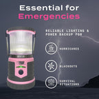 USB Rechargeable Camping Lantern, 400 Lumens LED Lantern, Hanging Tent Lamp, 6000mAh Power Bank, 200 Hour, 6 Modes, for Outdoors & Emergency