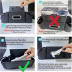 4-in-1 car organizer back seat, Multi-Pocket backseat car cup holder, Universal back seat cup holders for cars, car organization, for Travel & Daily Use (KARTAN)