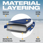 Inflatable Paddle Boards for Adults and Youth, 11'x33 Wood Grain Stand Up Paddle Board with SUP Accessories, Portable Inflatable Paddleboard for All Skill Levels,Blow Up Paddle Board as Present