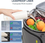 Backpack Cooler Insulated Leak Proof 33/49 Cans, 2 Insulated Compartments Thermal Bag, Portable Lightweight Beach Travel Camping Lunch Backpack for Men and Women