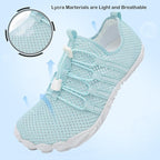 L-RUN Barefoot Water Shoes Women Mens Aqua Sock Athletic Hiking Water Sports Shoes for Swim Beach Pool Sand Diving Walking