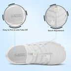 L-RUN Barefoot Water Shoes Women Mens Aqua Sock Athletic Hiking Water Sports Shoes for Swim Beach Pool Sand Diving Walking