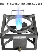 High-Pressure Single Burner Propane Stove With Jet Burner - Perfect for Backyard Cookouts,Tailgating, and So Much More!SA1050