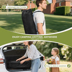 Folding Camping Table,Portable Roll-up Picnic Table with Carry Bag & Mesh Storage,Lightweight Camp Table for Camping,Picnic,Backyard,Party,Patio,BBQ