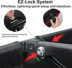 Camping Cot, Ultralight Folding Backpacking Cot, Max Supports 352lbs, Portable Camping cots for Adults, Camping Bed for Camping, Outdoor Travel, Hiking, Home, Mountaineering (Black)