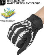 RIGWARL Gloves for Cool&Cold Weather Waterproof, Winter Gloves for Men Women Touch Screen